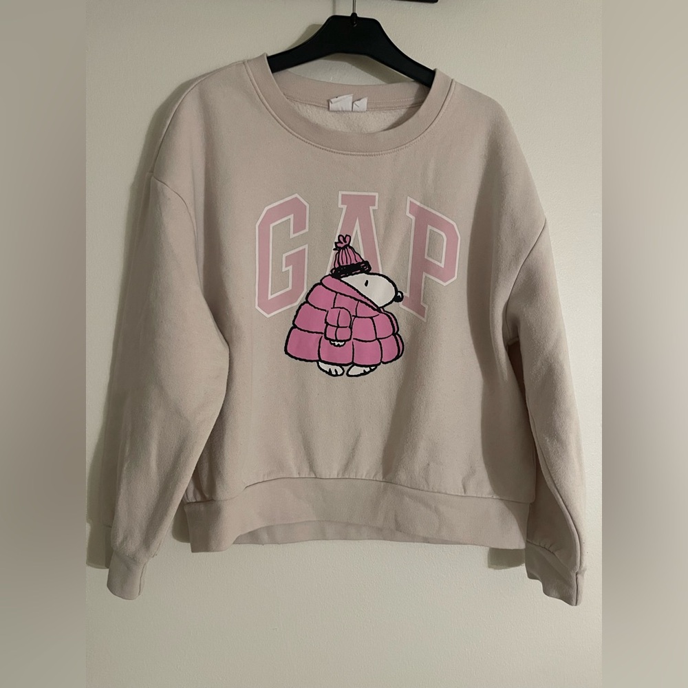 GAP Light Beige Kids Sweatshirt
